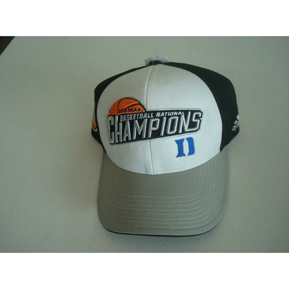 DUKE BLUE‎ DEVILS ADIDAS 2010 CHAMPS STRAPBACK GOLF HAT CAP VINTAGE EE3